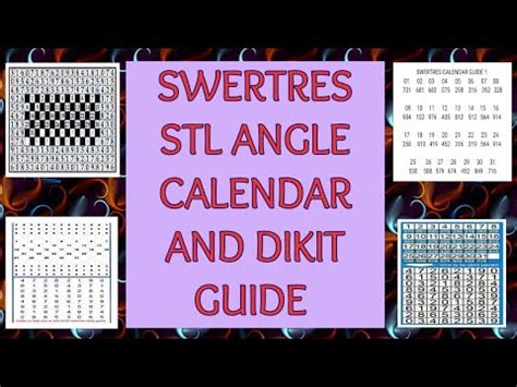 swertres angle calendar|Calendar angle guide .